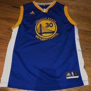Youth L (Fits like Adult Small) GSW Curry Jersey